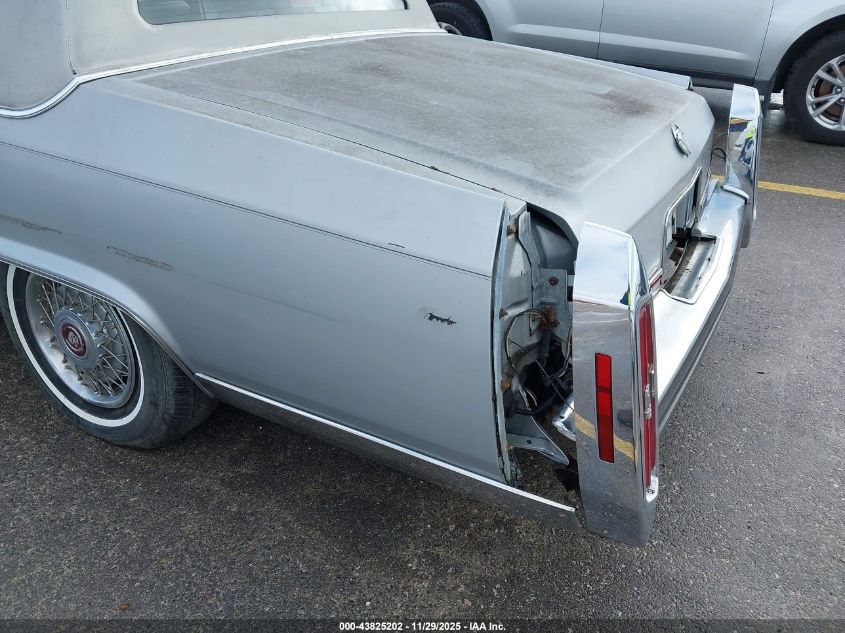 1988 Cadillac Brougham VIN: 1G6DW51Y7J9733938 Lot: 43825202