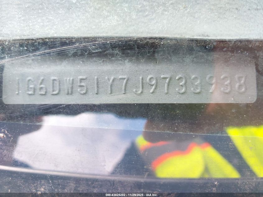 1988 Cadillac Brougham VIN: 1G6DW51Y7J9733938 Lot: 43825202