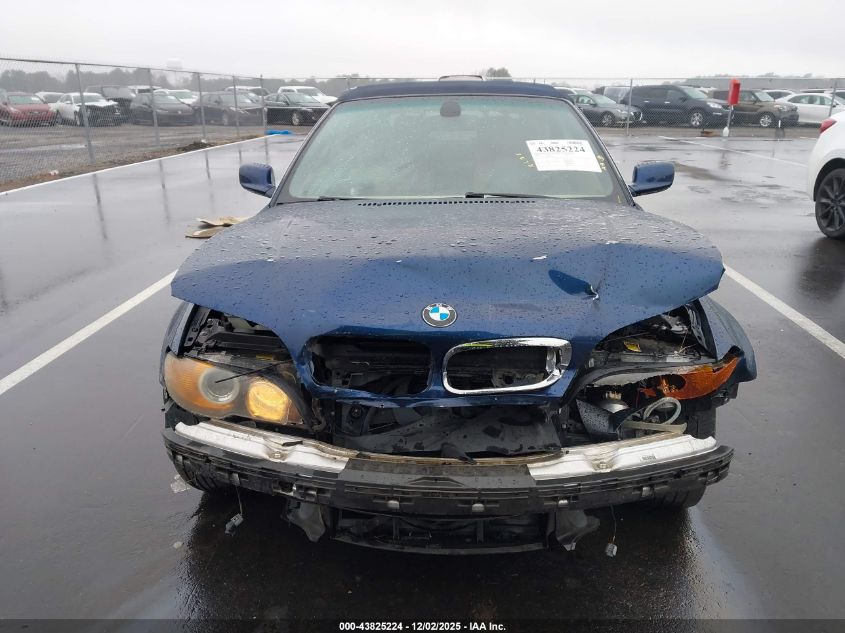 2004 BMW 325Ci VIN: WBABW33484PL30339 Lot: 43825224