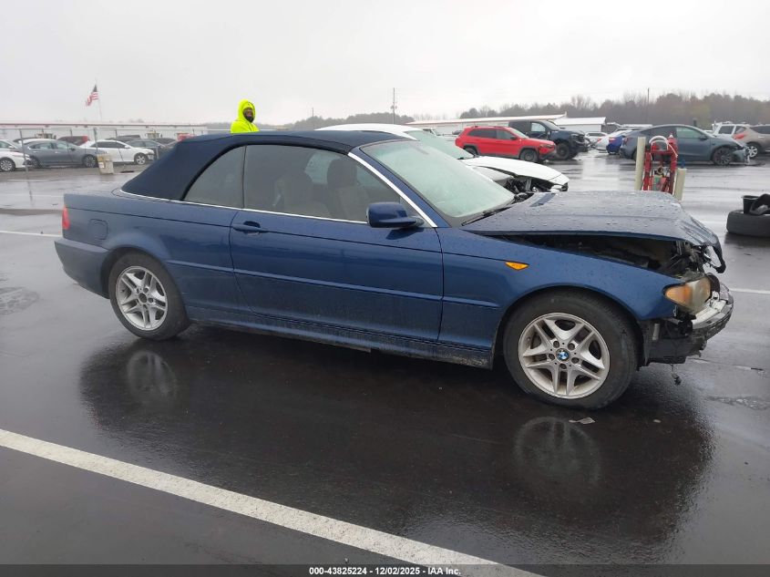 2004 BMW 325Ci VIN: WBABW33484PL30339 Lot: 43825224