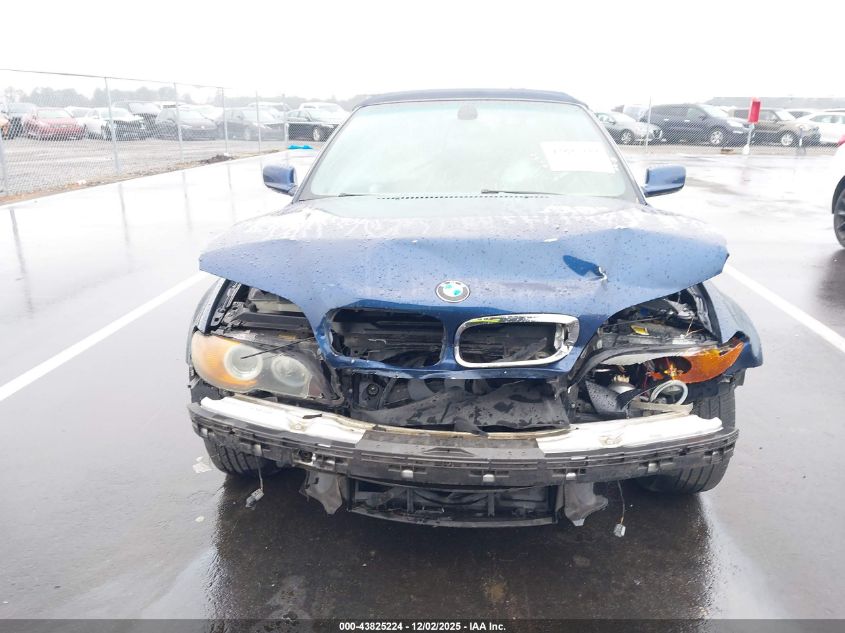 2004 BMW 325Ci VIN: WBABW33484PL30339 Lot: 43825224