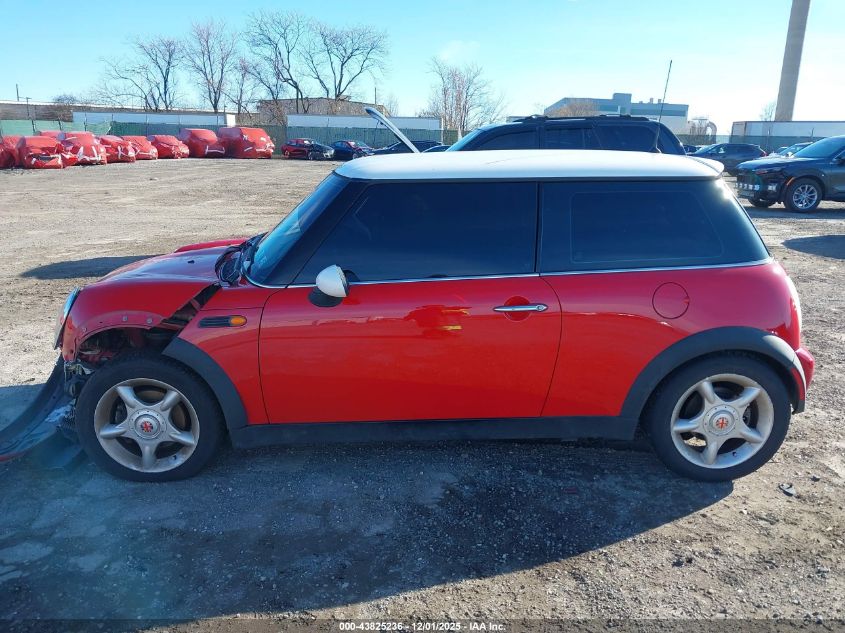 2004 Mini Cooper VIN: WMWRC33484TJ59655 Lot: 43825236