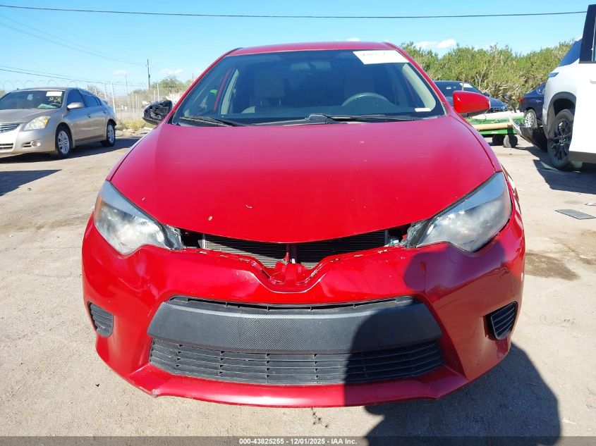2014 Toyota Corolla Le VIN: 5YFBURHE1EP010468 Lot: 43825255