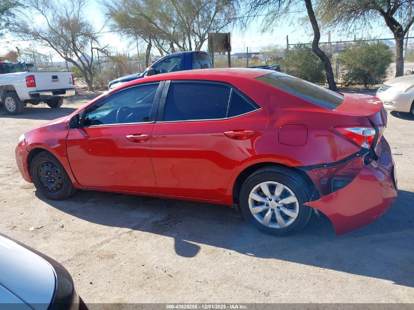 2014 Toyota Corolla Le VIN: 5YFBURHE1EP010468 Lot: 43825255