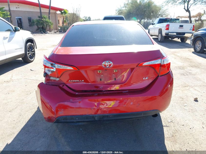 2014 Toyota Corolla Le VIN: 5YFBURHE1EP010468 Lot: 43825255