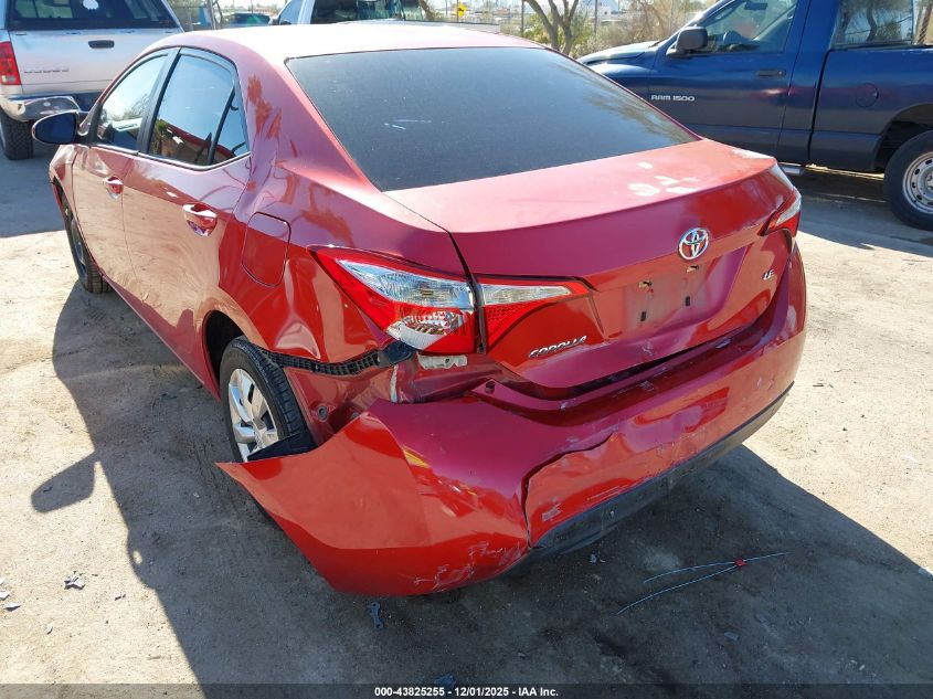 2014 Toyota Corolla Le VIN: 5YFBURHE1EP010468 Lot: 43825255