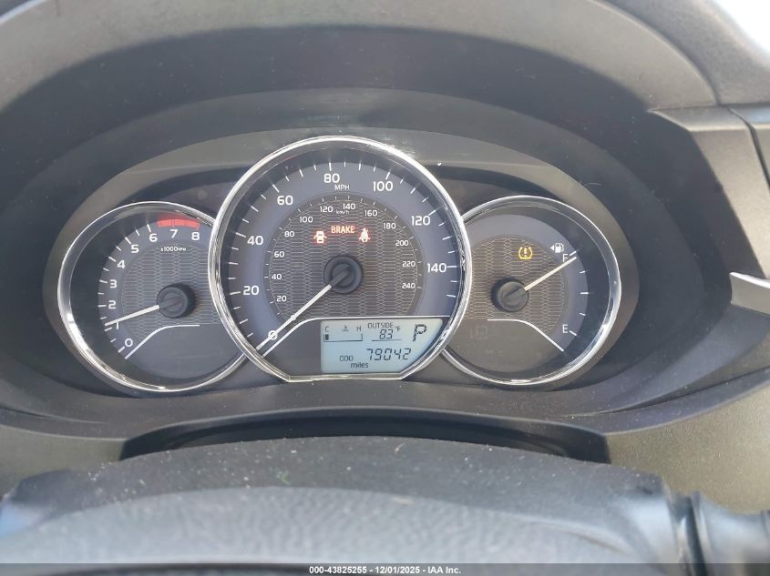 2014 Toyota Corolla Le VIN: 5YFBURHE1EP010468 Lot: 43825255