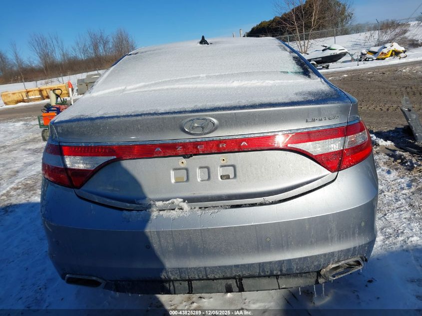 2016 Hyundai Azera Limited VIN: KMHFH4JG5GA532902 Lot: 43825289