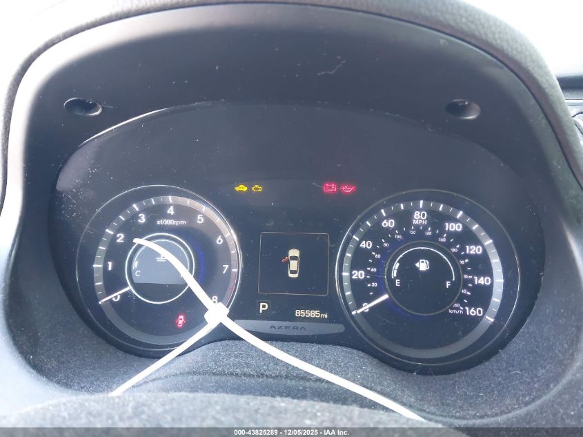 2016 Hyundai Azera Limited VIN: KMHFH4JG5GA532902 Lot: 43825289