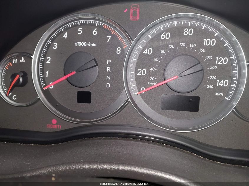 2009 Subaru Outback 2.5I VIN: 4S4BP61C997345124 Lot: 43825297