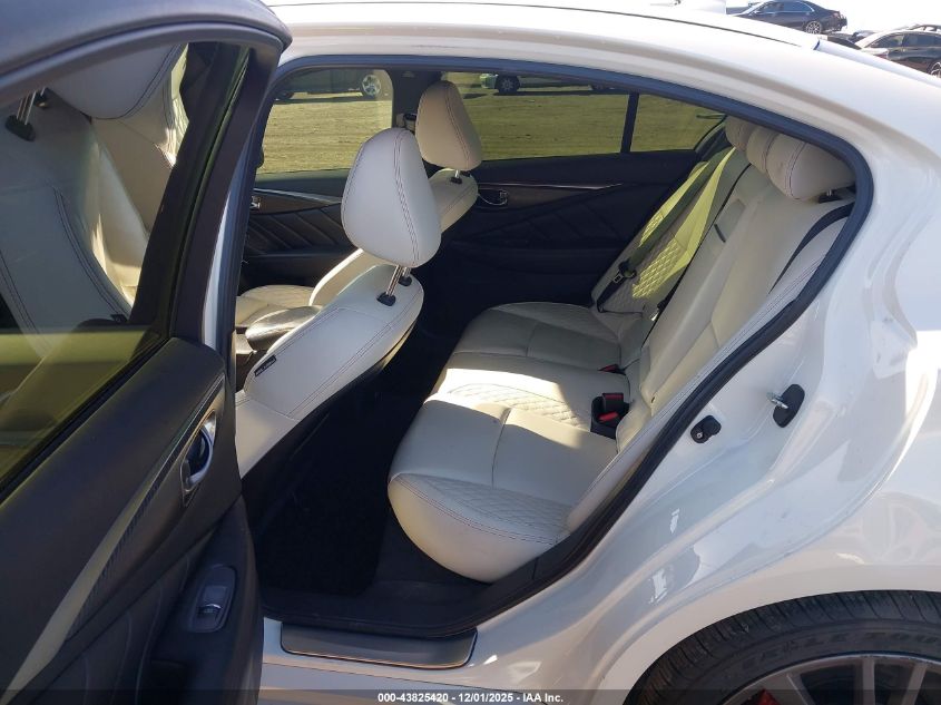 2022 Infiniti Q50 Red Sport 400 Awd VIN: JN1FV7DR2NM390275 Lot: 43825420