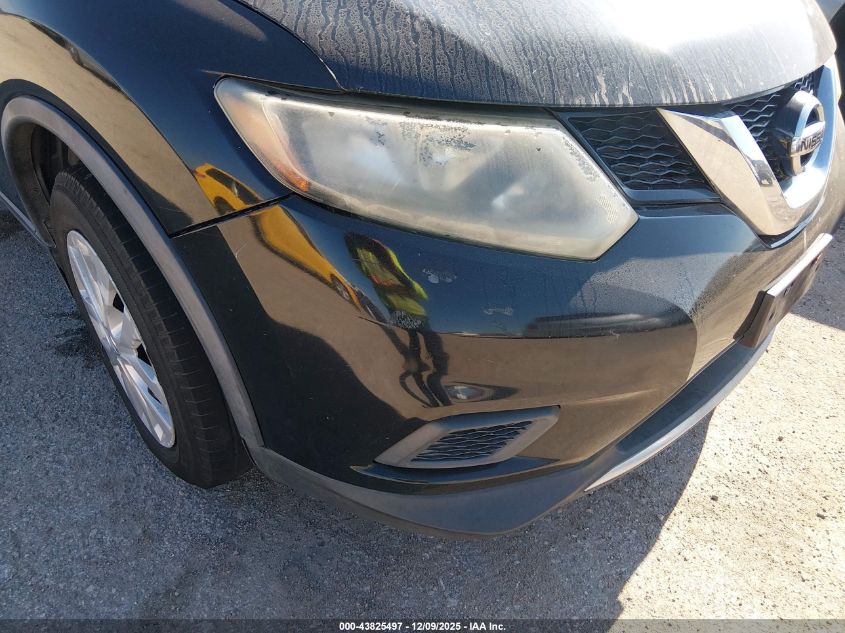 2015 Nissan Rogue S VIN: KNMAT2MT9FP511329 Lot: 43825497