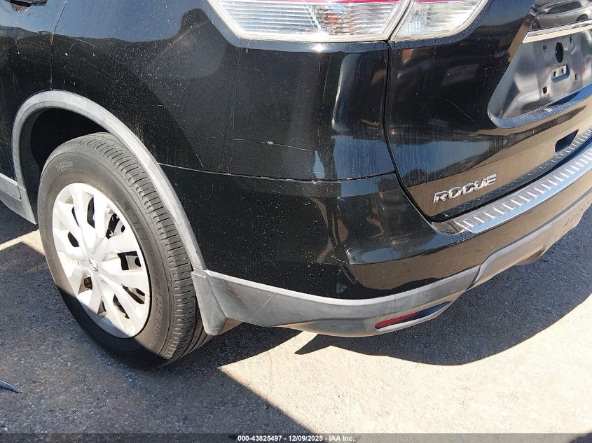 2015 Nissan Rogue S VIN: KNMAT2MT9FP511329 Lot: 43825497
