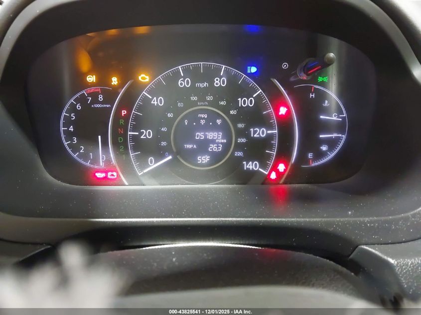 2013 Honda Cr-V Ex-L VIN: 2HKRM3H72DH506999 Lot: 43825541