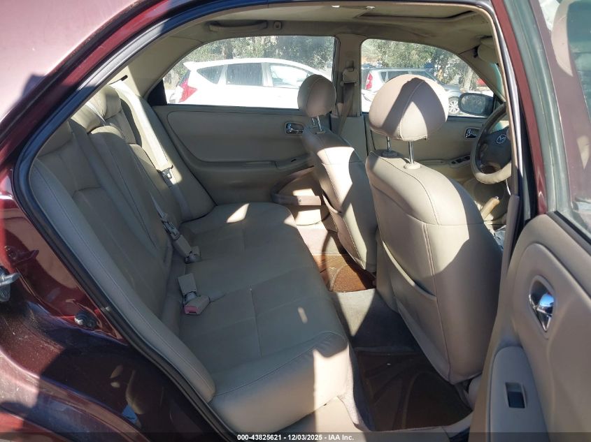 2000 Mazda 626 Es V6/Lx V6 VIN: 1YVGF22D9Y5121644 Lot: 43825621