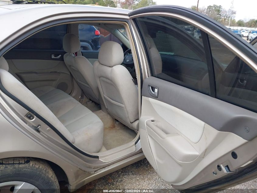 2008 Hyundai Sonata Gls VIN: 5NPET46C08H377531 Lot: 43825647