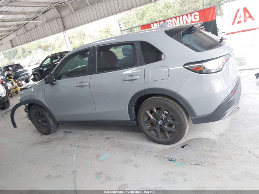 2024 Honda Hr-V 2Wd Sport/2Wd Sport W/O Bsi VIN: 3CZRZ1H5XRM748729 Lot: 43825685