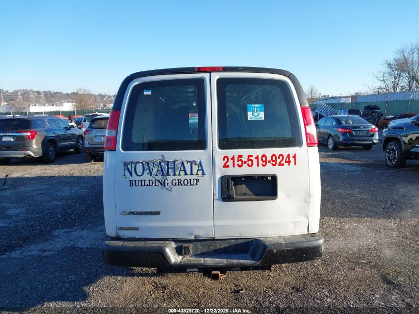 2019 Chevrolet Express 2500 Work Van VIN: 1GCWGBFP9K1160297 Lot: 43825720