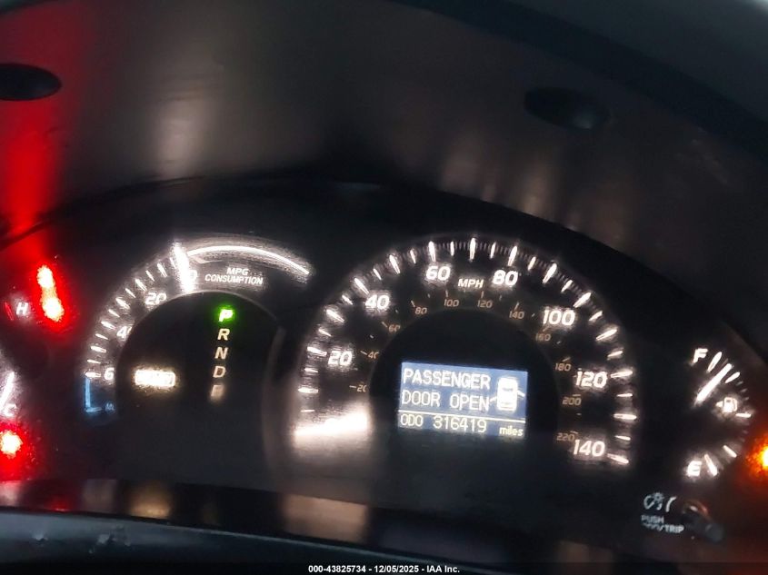 2007 Toyota Camry Hybrid VIN: JTNBB46K873005924 Lot: 43825734