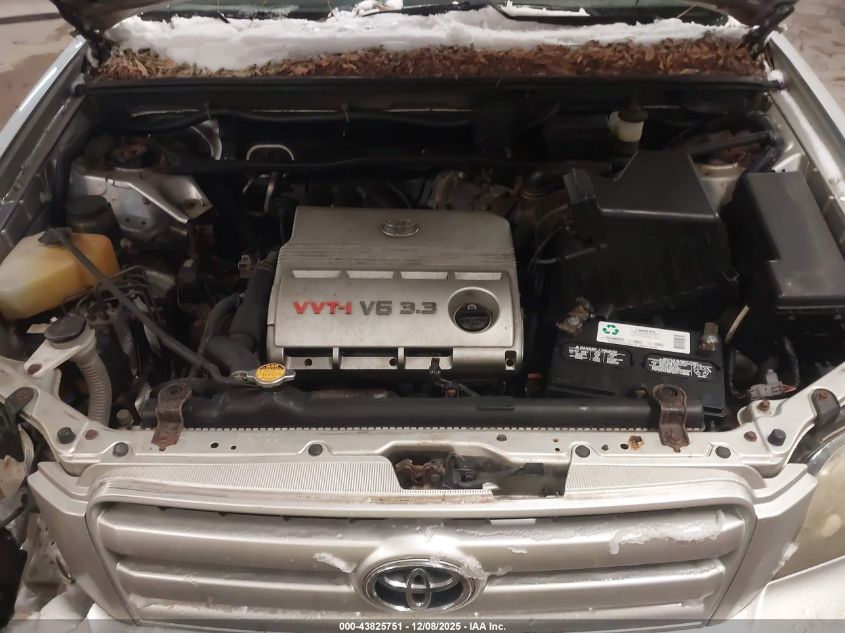 2004 Toyota Highlander Limited V6 VIN: JTEEP21A740020865 Lot: 43825751