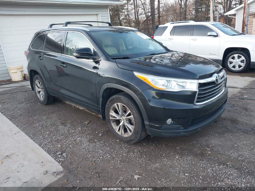 TOYOTA HIGHLANDER XLE V6