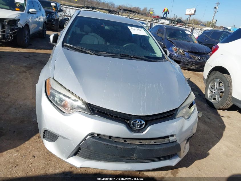 2014 Toyota Corolla Le VIN: 2T1BURHE2EC062370 Lot: 43825887