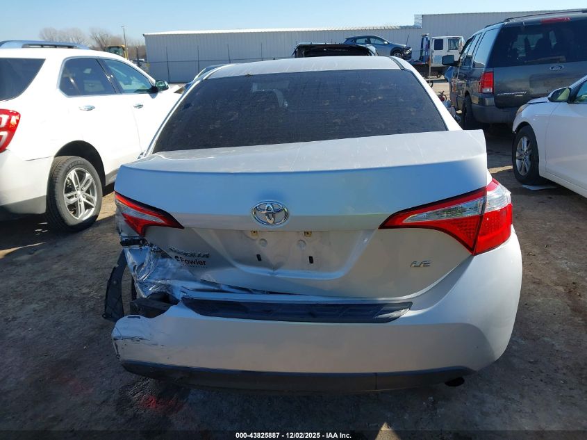 2014 Toyota Corolla Le VIN: 2T1BURHE2EC062370 Lot: 43825887