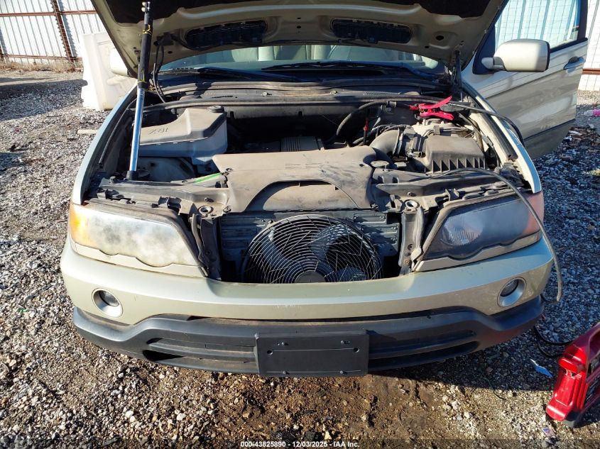 2003 BMW X5 3.0I VIN: 5UXFA53593LV82659 Lot: 43825890