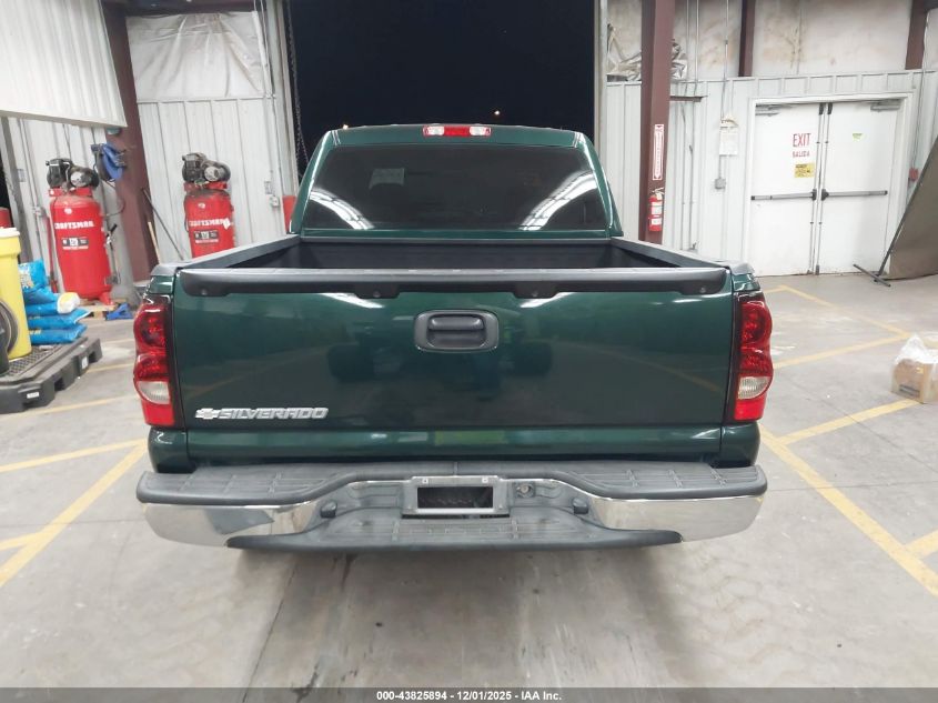 2006 Chevrolet Silverado 1500 Ls VIN: 2GCEC13V861260332 Lot: 43825894