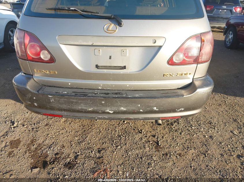 2000 Lexus Rx 300 VIN: JT6HF10U6Y0157383 Lot: 43825926