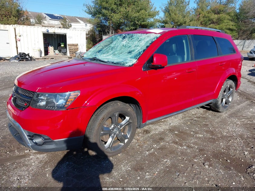 Vin: 3c4pdcgb3ft727804, lot: 44321422, dodge journey crossroad 20152