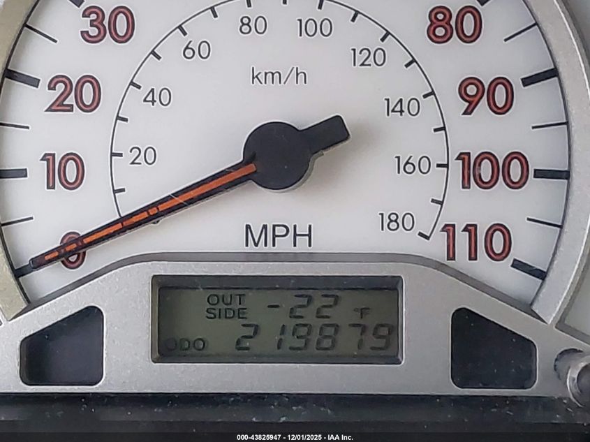 2005 Toyota Corolla S VIN: 2T1BR32E75C384347 Lot: 43825947