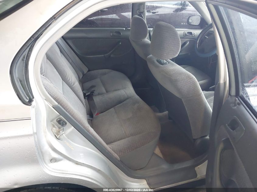 2000 Honda Civic Value Package VIN: 2HGEJ6615YH530527 Lot: 43825967