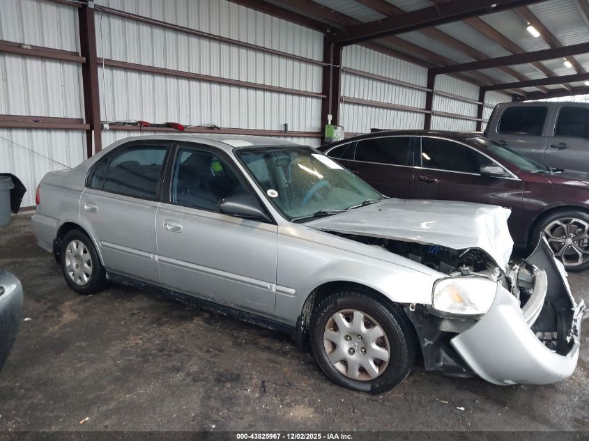 2000 Honda Civic Value Package VIN: 2HGEJ6615YH530527 Lot: 43825967