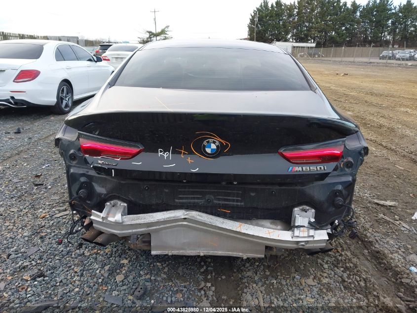 2020 BMW M850I Gtan Coupe xDrive VIN: WBAGV8C09LBP48973 Lot: 43825980