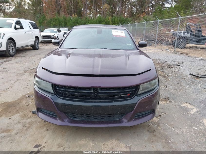 2022 Dodge Charger Sxt Rwd VIN: 2C3CDXBG6NH157592 Lot: 43826000