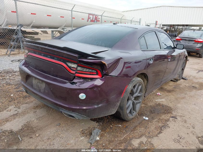 2022 Dodge Charger Sxt Rwd VIN: 2C3CDXBG6NH157592 Lot: 43826000