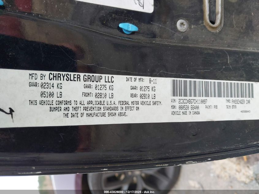 2022 Dodge Charger Sxt Rwd VIN: 2C3CDXBG6NH157592 Lot: 43826000