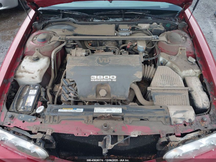 1997 Pontiac Bonneville Se VIN: 1G2HX52K0VH261054 Lot: 43826174