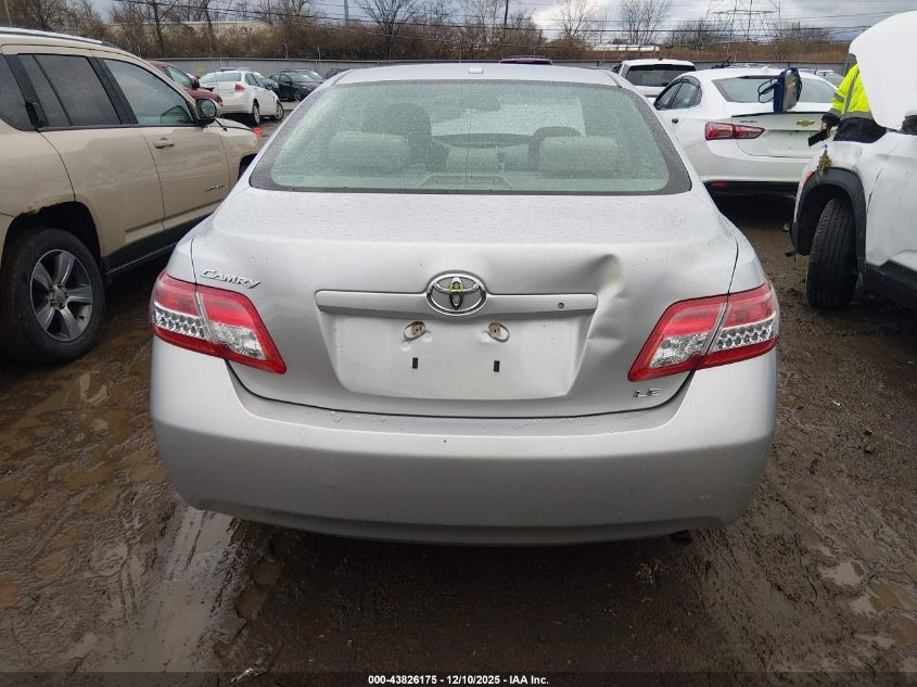 2011 Toyota Camry Le VIN: 4T1BF3EK8BU696522 Lot: 43826175