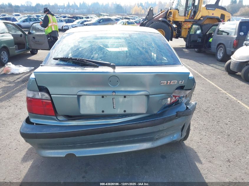 1997 BMW 318Ti VIN: WBACG7326VAS98471 Lot: 43826186