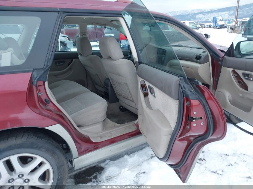 2003 Subaru Outback VIN: 4S3BH675X37602051 Lot: 43826217