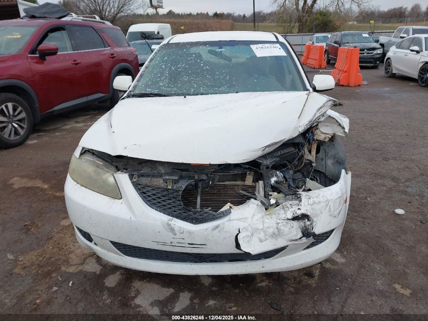 2005 Mazda Mazda6 I Base VIN: 1YVFP80C855M61336 Lot: 43826246