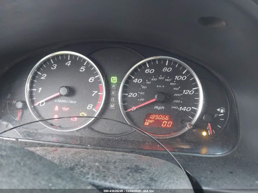 2005 Mazda Mazda6 I Base VIN: 1YVFP80C855M61336 Lot: 43826246