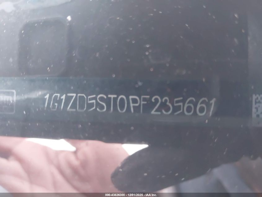 2023 Chevrolet Malibu Fwd 1Lt VIN: 1G1ZD5ST0PF235661 Lot: 43826300