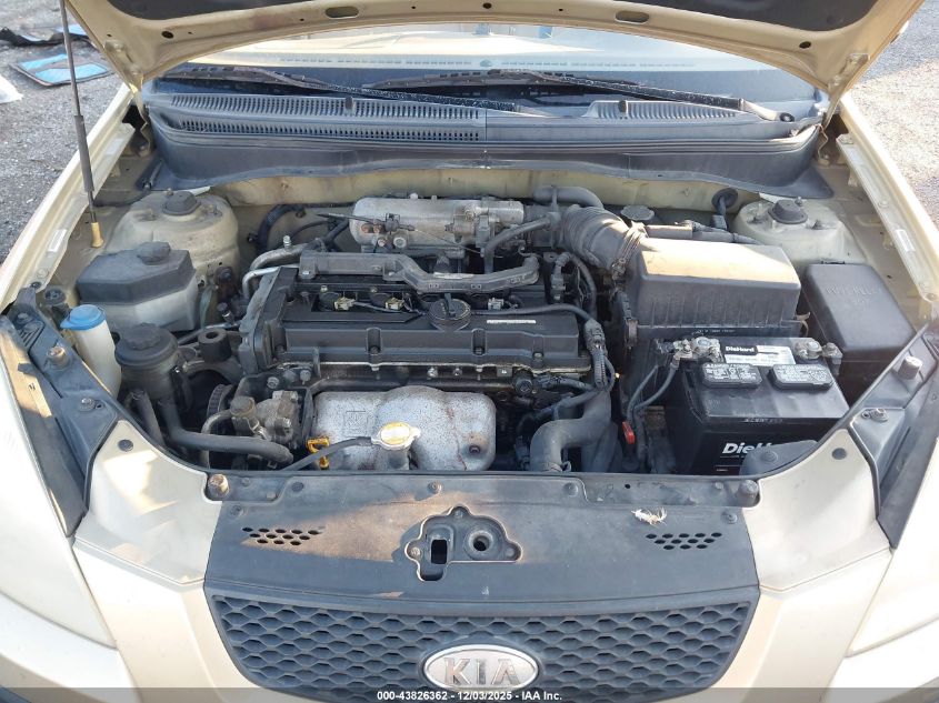 2008 Kia Rio Lx VIN: KNADE123286352003 Lot: 43826362