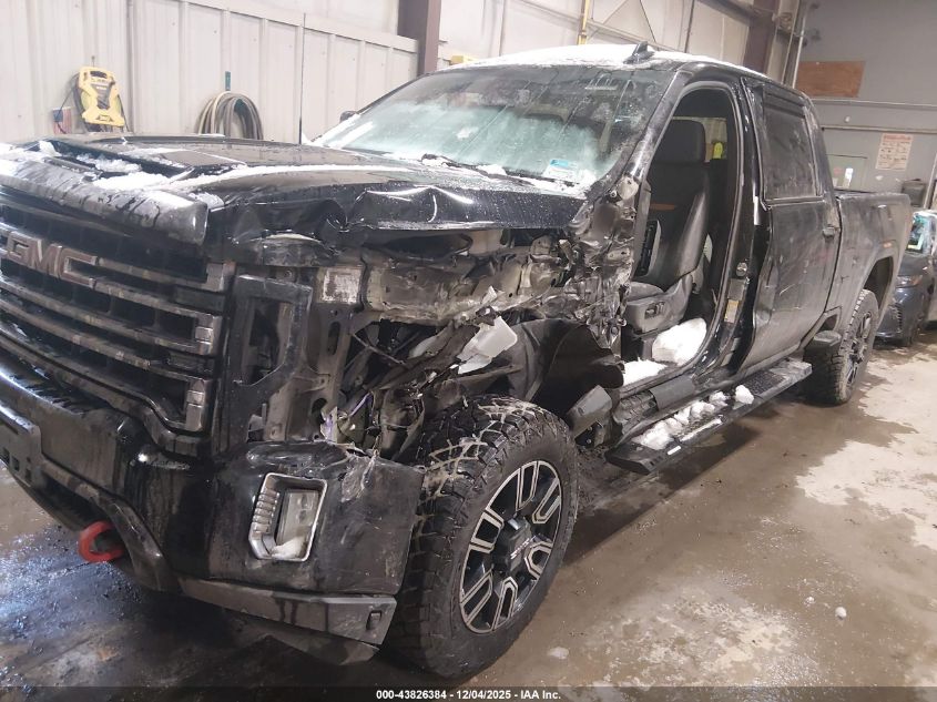 2021 GMC Sierra 2500Hd 4Wd Standard Bed At4 VIN: 1GT49PEY3MF298545 Lot: 43826384