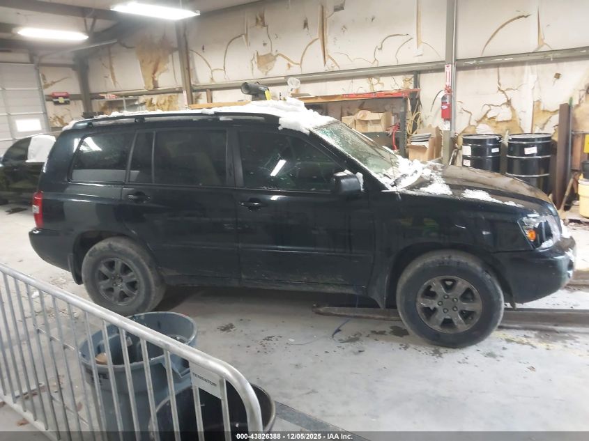 2004 Toyota Highlander V6 VIN: JTEEP21A740053817 Lot: 43826388