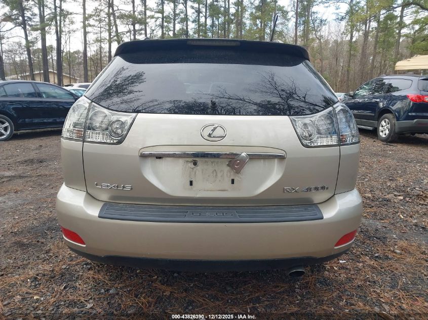 2007 Lexus Rx 400H VIN: JTJGW31UX72002821 Lot: 43826390