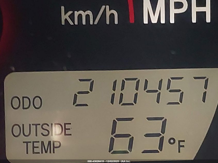 2004 Pontiac Vibe VIN: 5Y2SL62824Z408751 Lot: 43826419